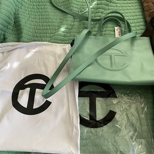 Brand new never used Sage Medium size Telfar bag